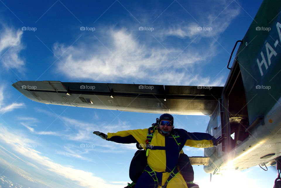 exit over sylt skydive by seeker