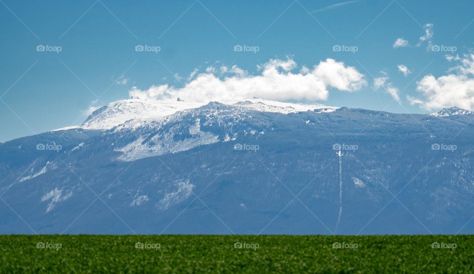 Mountain and Blue sky 