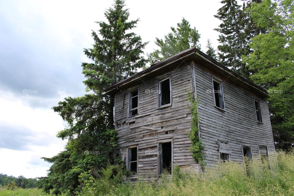 Abandoned house.