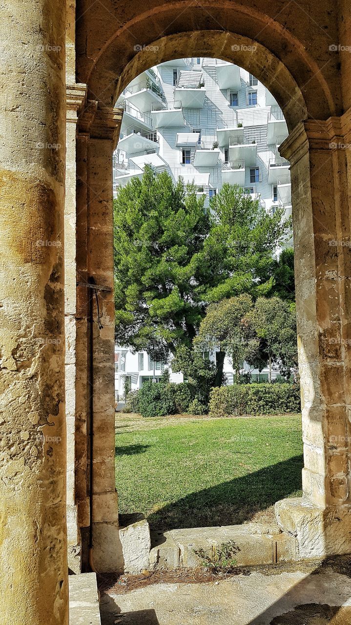 Montpellier  Blick aus der Vergangenheit
