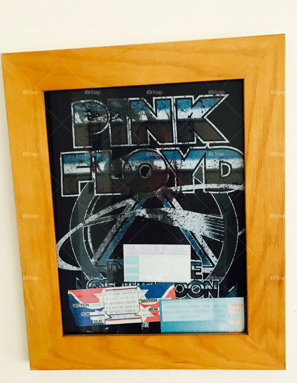 Pink Floyd T-Shirt Framed