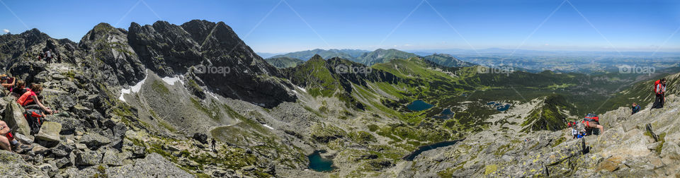 Dolina Gasienicowa valley in High Tatras, Poland.