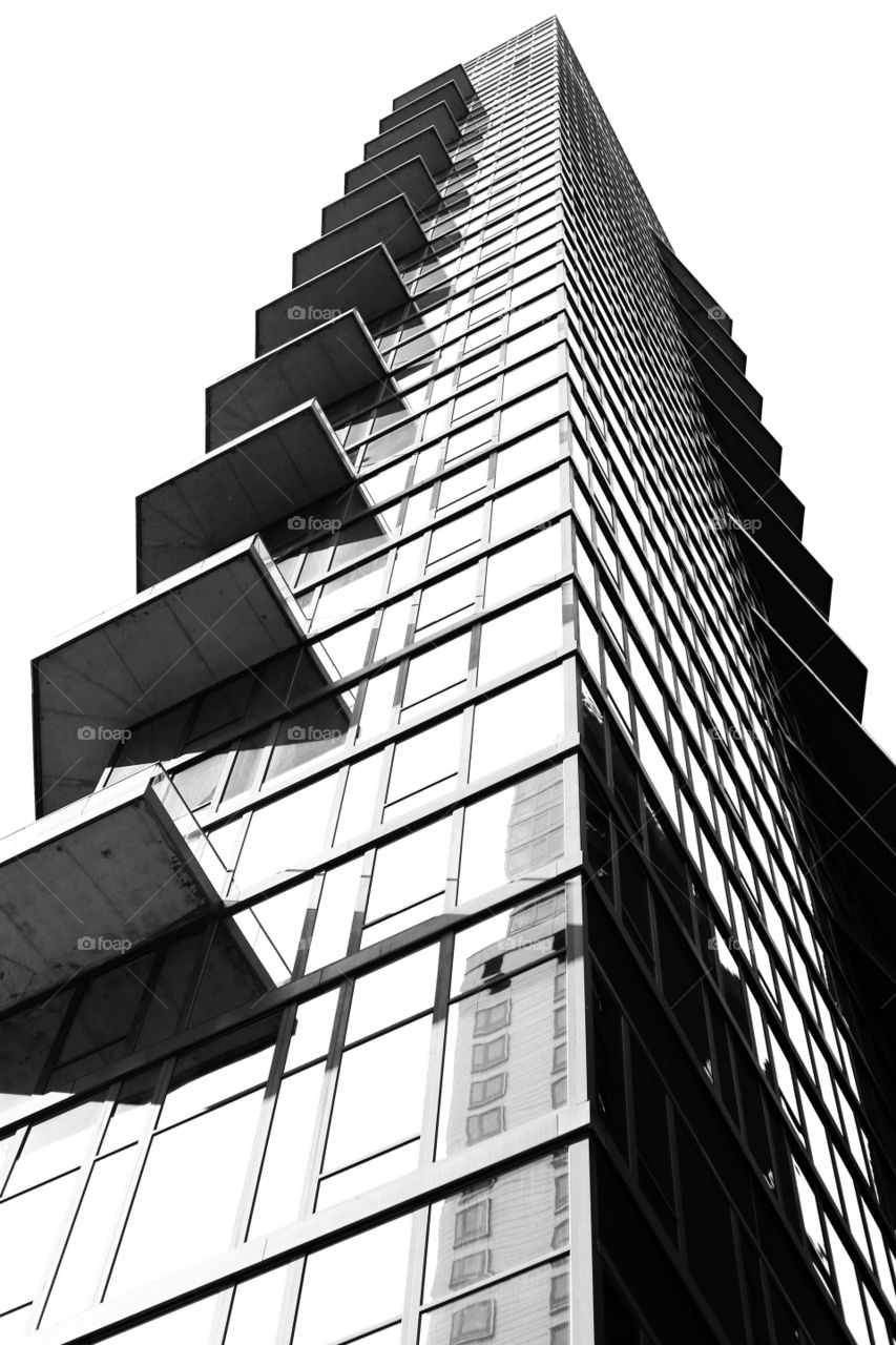 Monochrome Apartment Building 