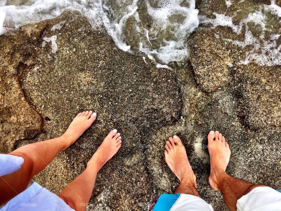 On the beach