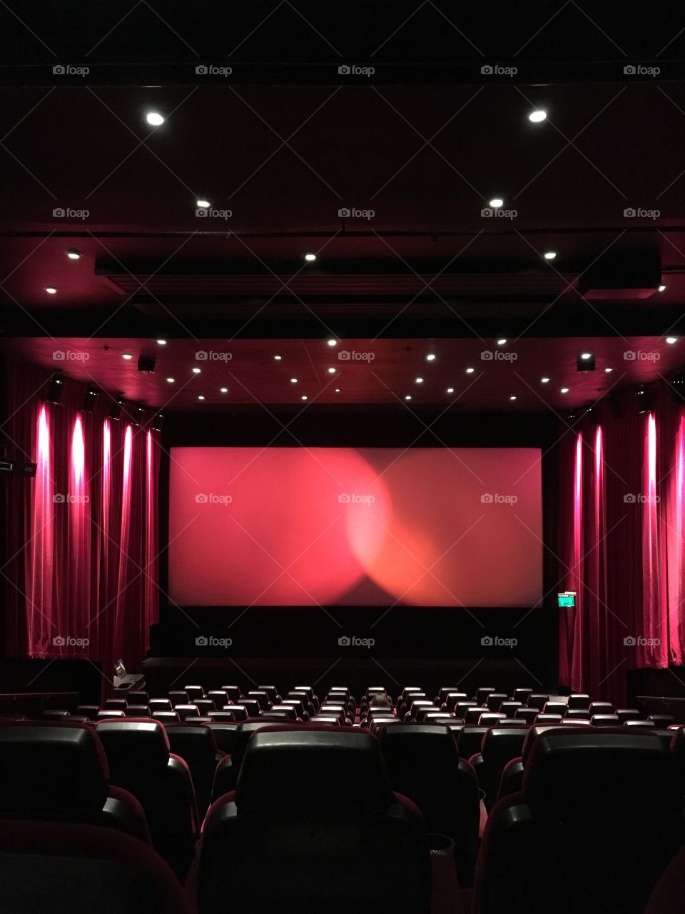 at the cinema