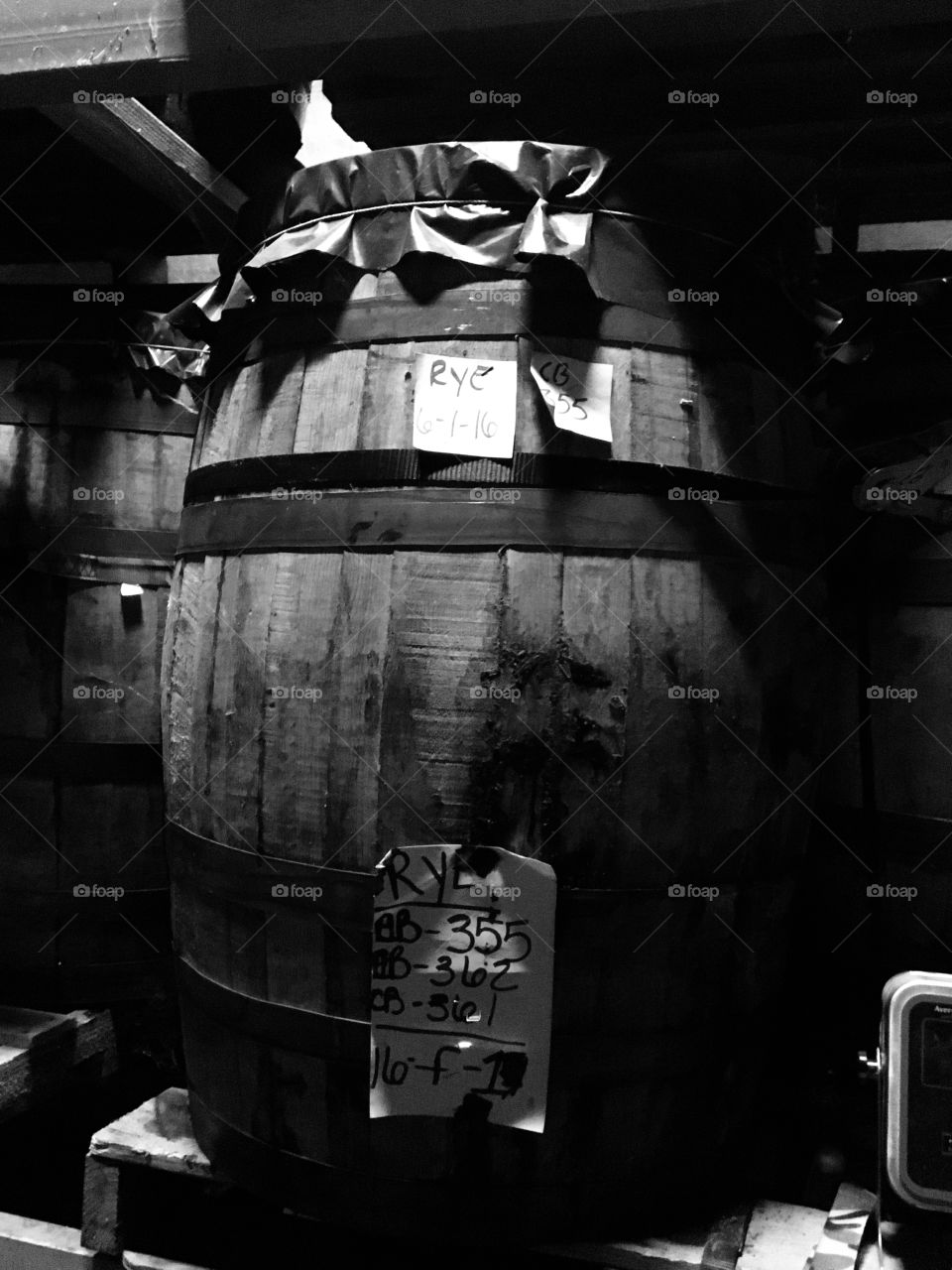 Rye whisky barrel almost ready
