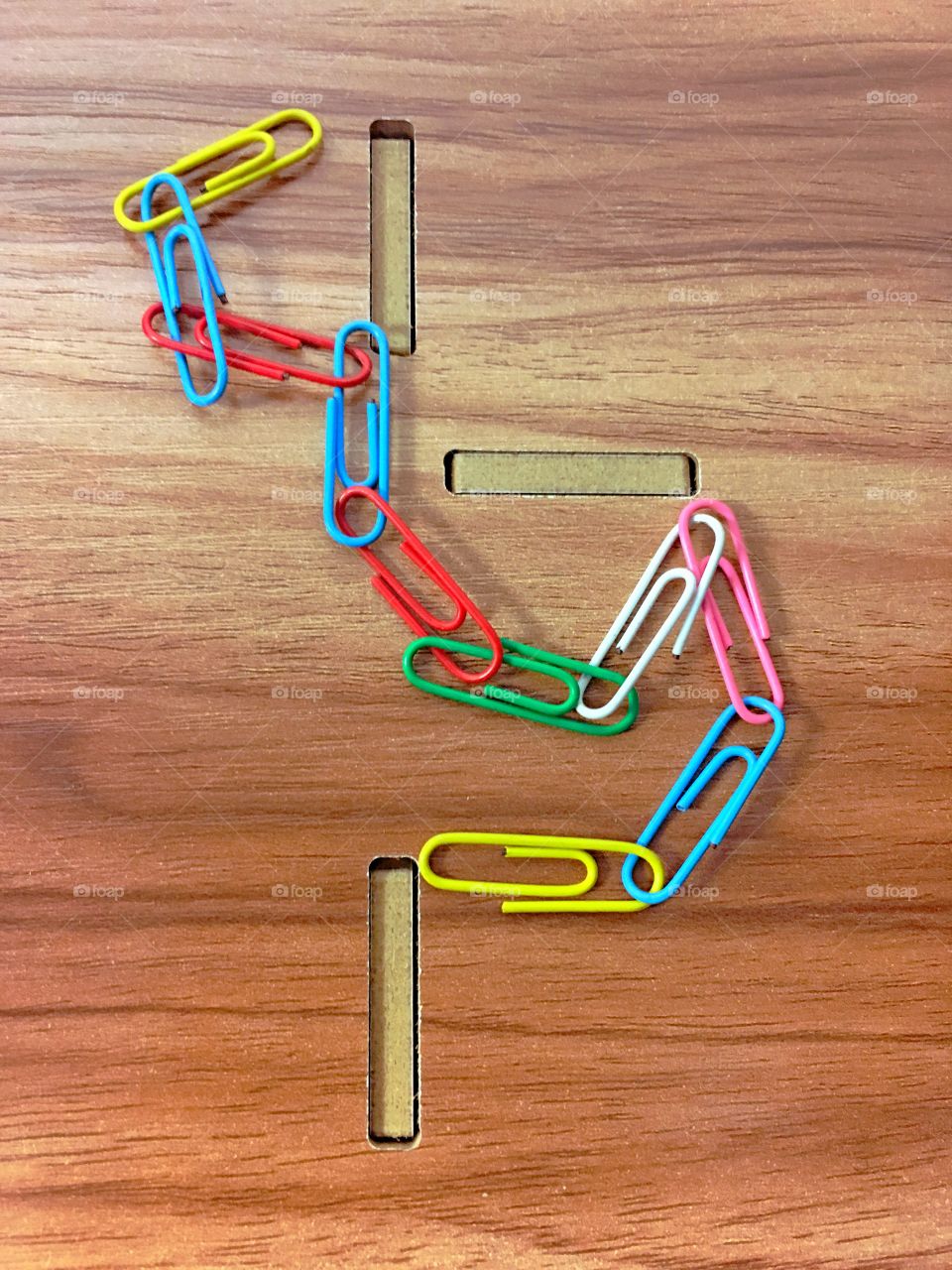 colorful paperclip