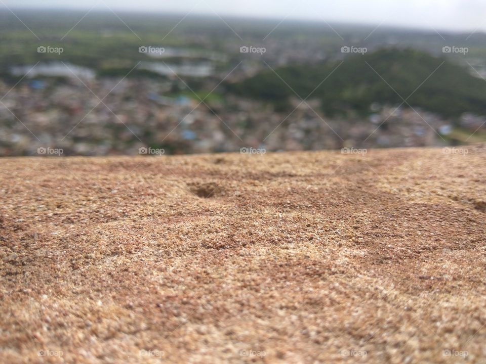 rooftop blurred image