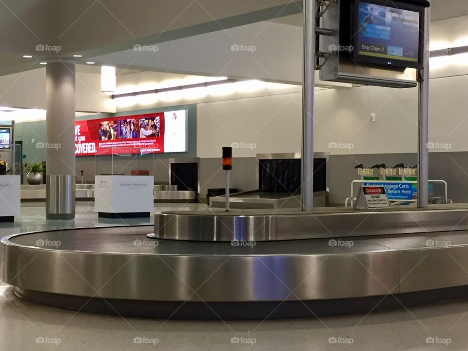 Baggage claim Pensacola International Airport Florida 