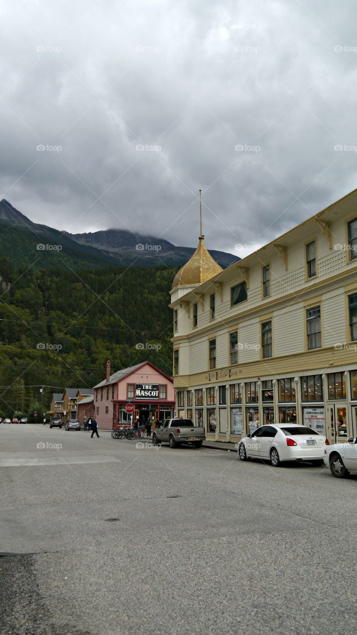 Skagway, Alaska Street. September 2013