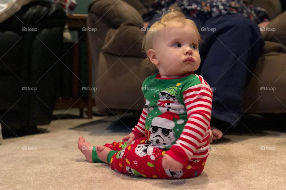 Christmas morning jammies