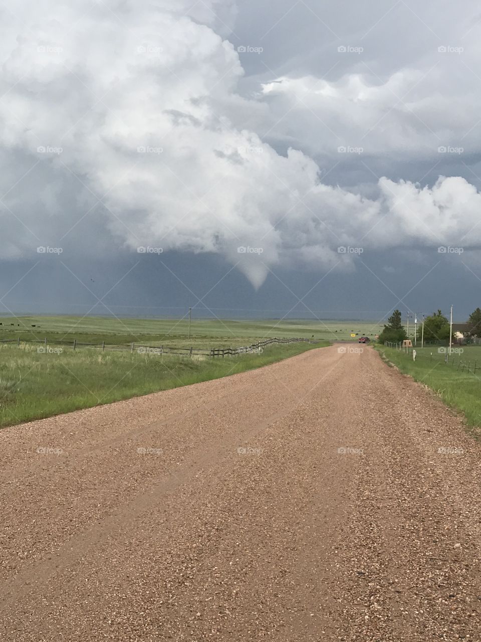 Tornado forming in Wyoming
