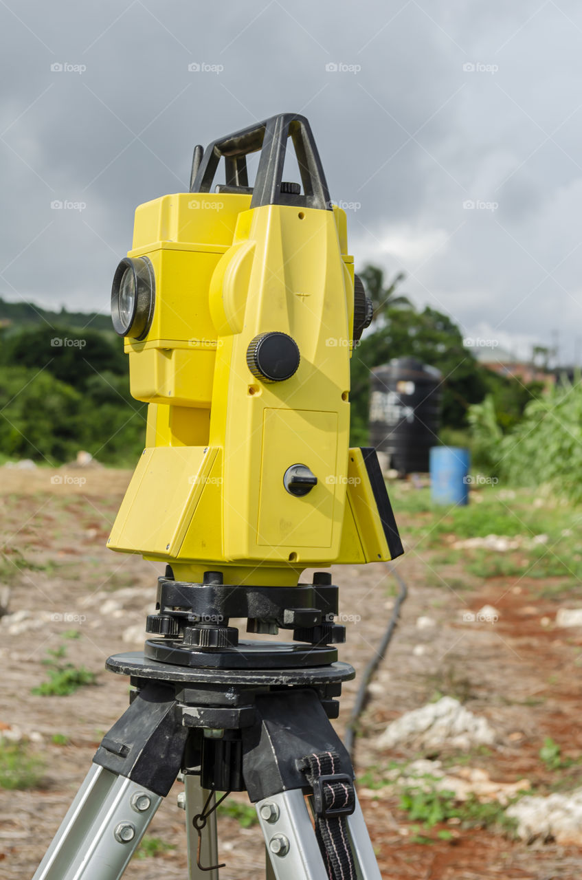 Side Of Theodolite