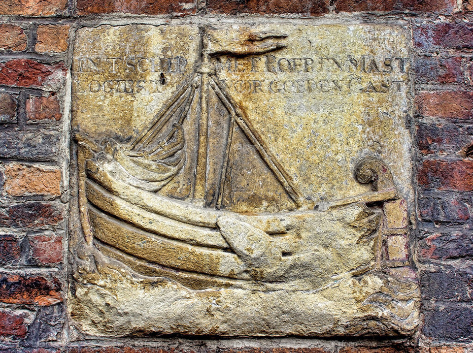 boat stone bruges in by chris7ben