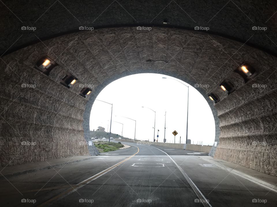 Exiting the tunnel to Pacifica