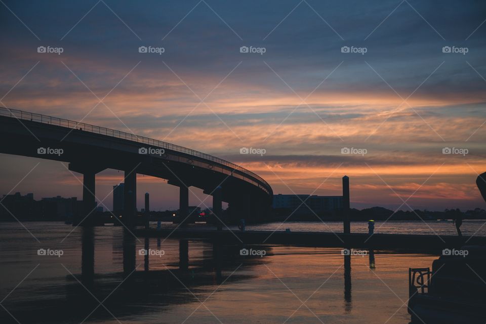 Bridge silhouette 