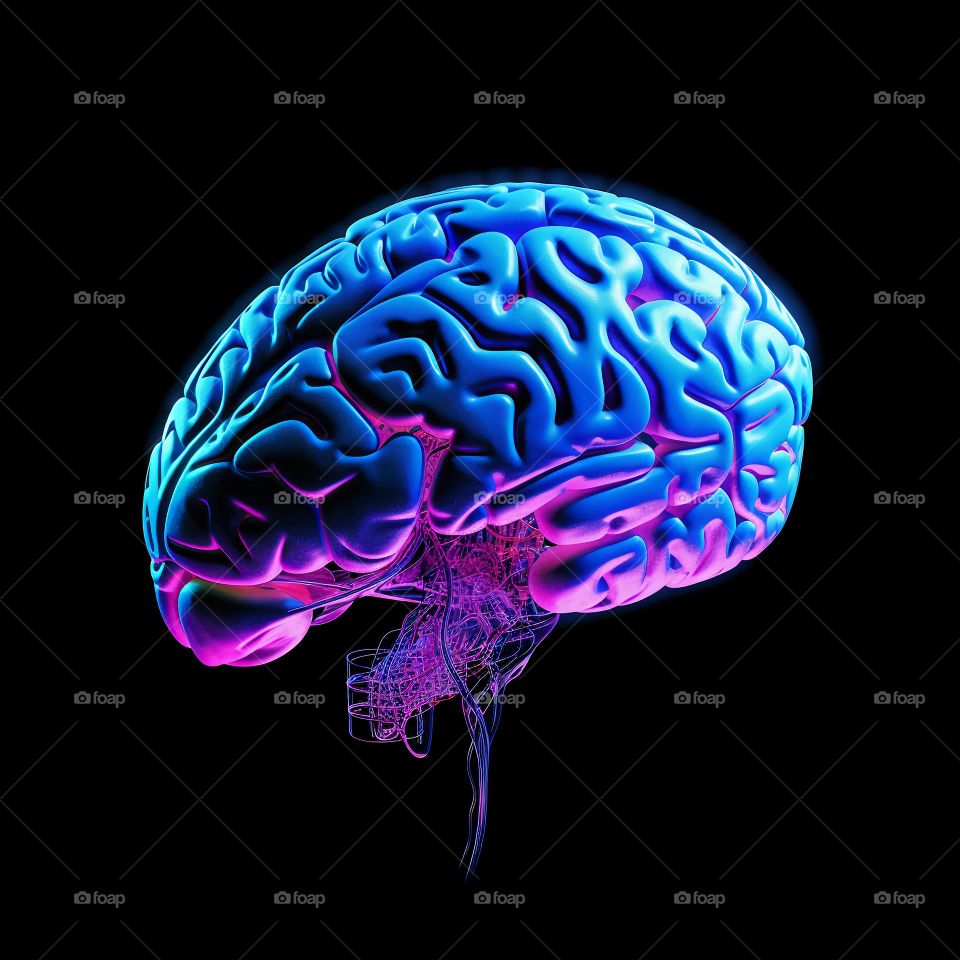 Neon brain 
