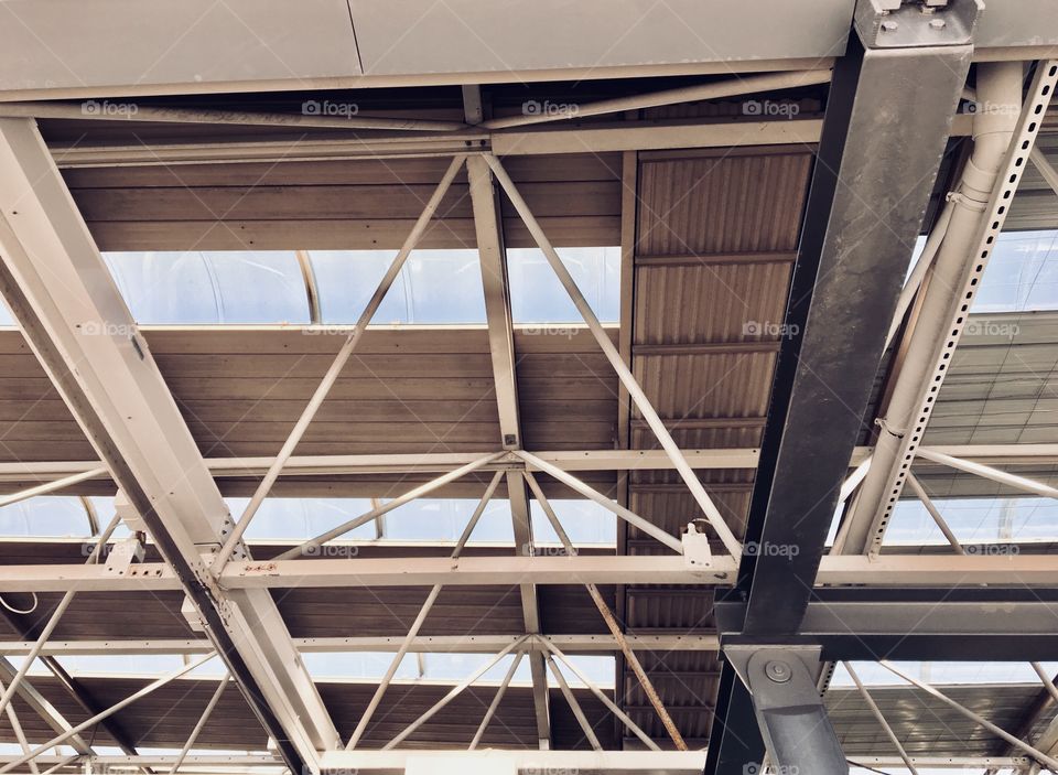 Urban Design. Architecture shows contemporary patterns of combinations made of glasses and steels.