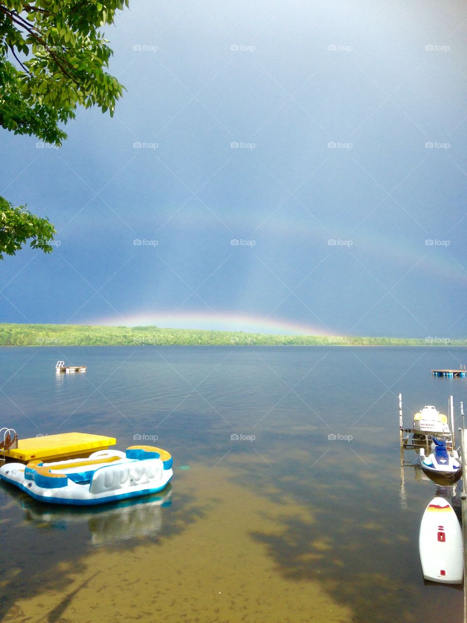 Double rainbow at First Eel