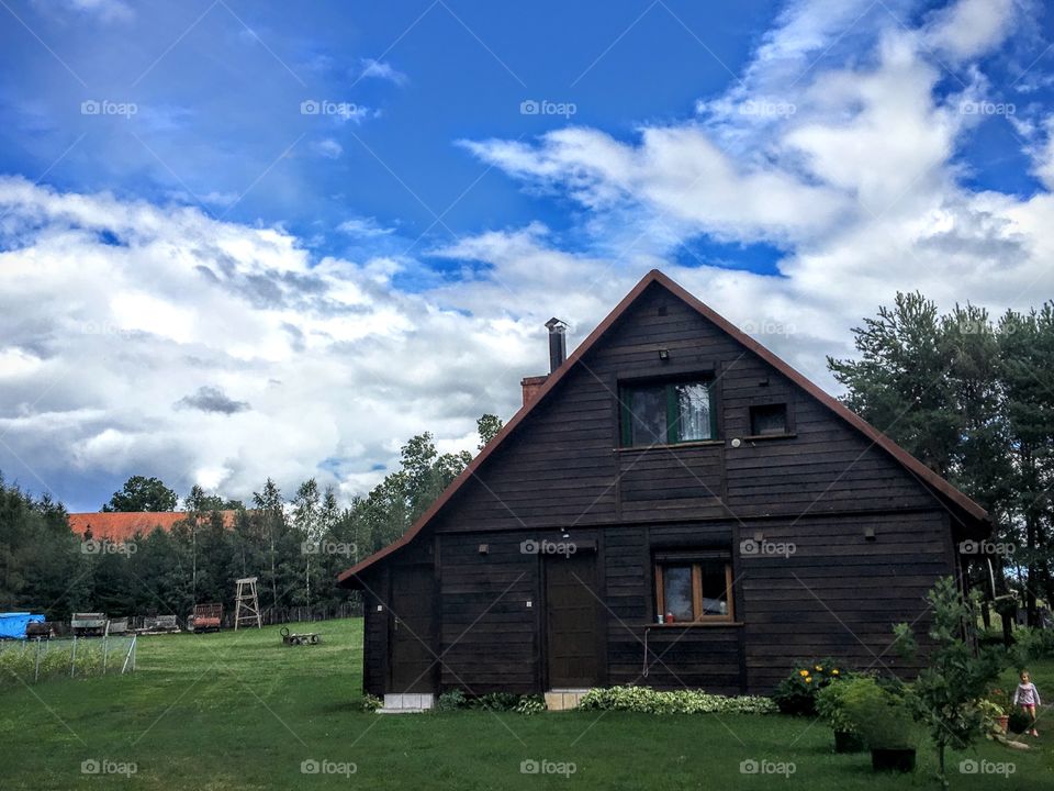 Super house in the forest 