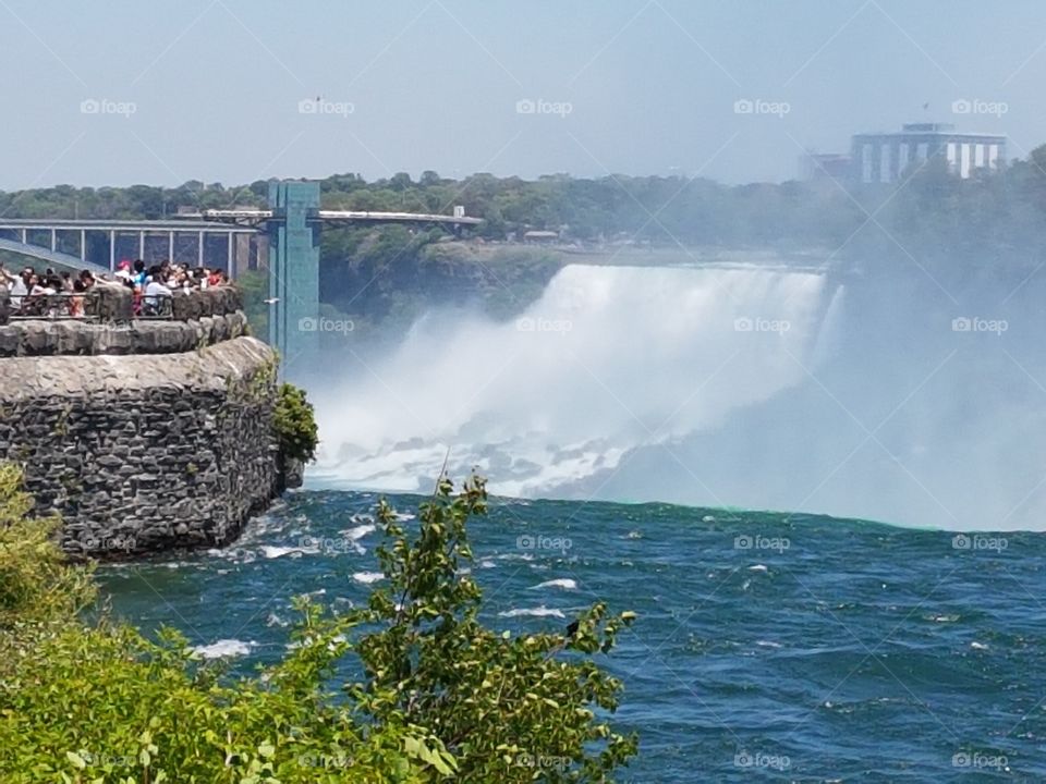 View of the Niagara Falls