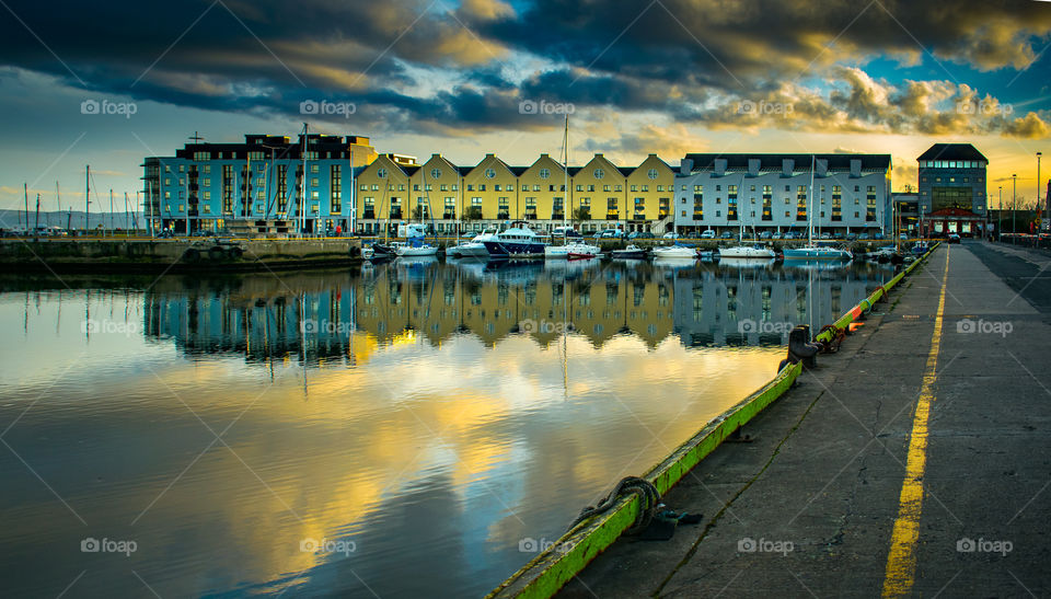 Reflection at Galway docks