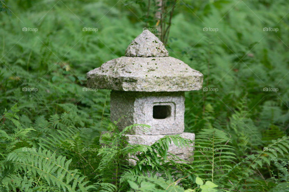 Japanese garden lantern