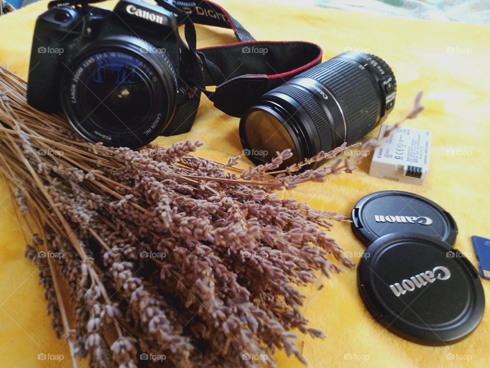 Camera in photography is a device for recording an image of an object on a light-sensitive surface, it is essentially a light-tight box with an aperture to admit light focused onto a sensitized film or plate to capture