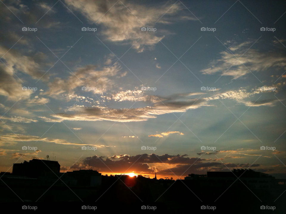 sky sunset clouds australia by calontarget