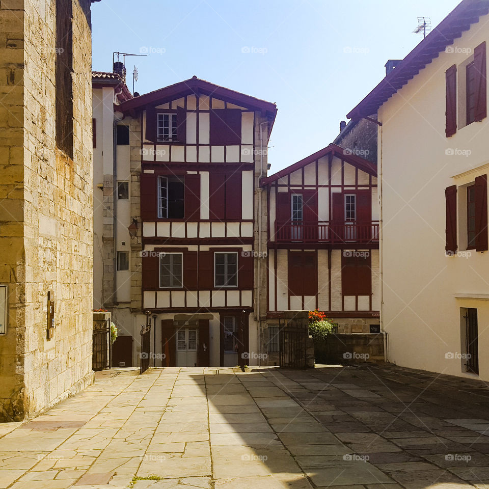 Houses in Ciboure, France