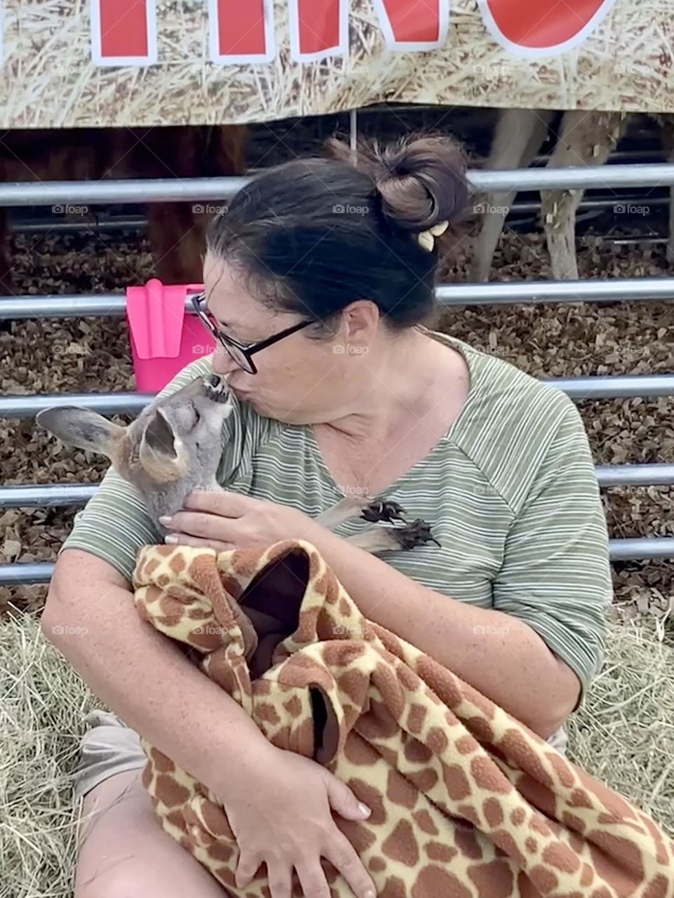 Selfie with a baby joey