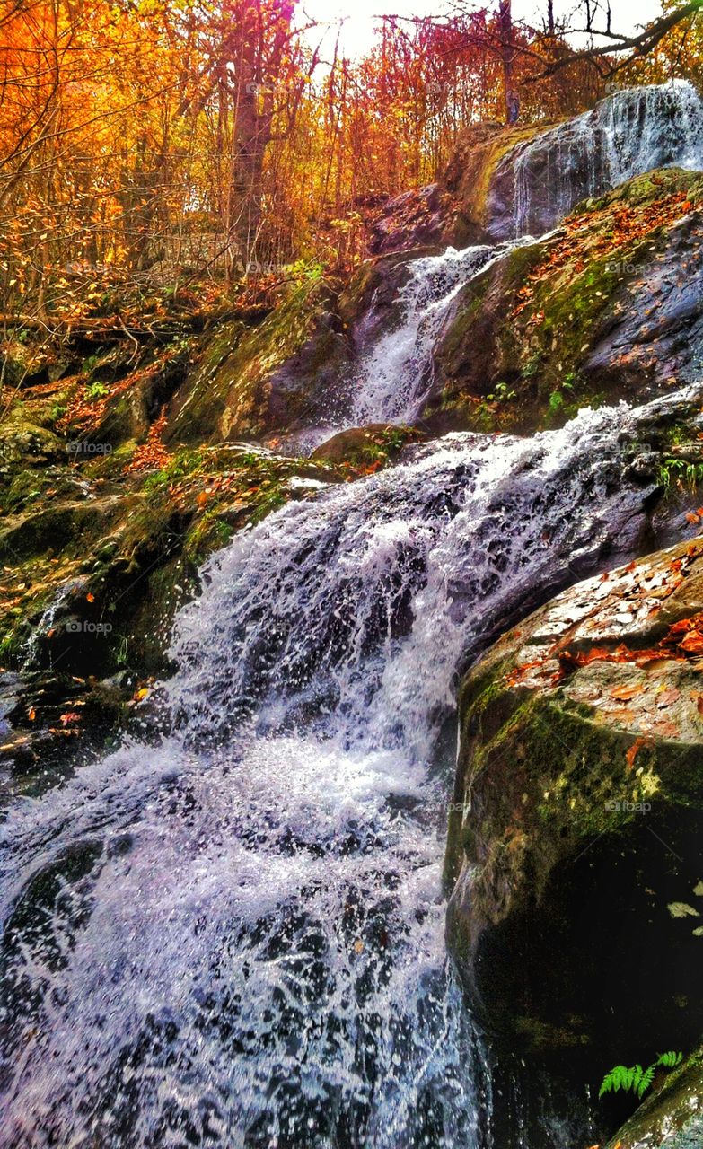 Waterfall . A gorgeous waterfall 