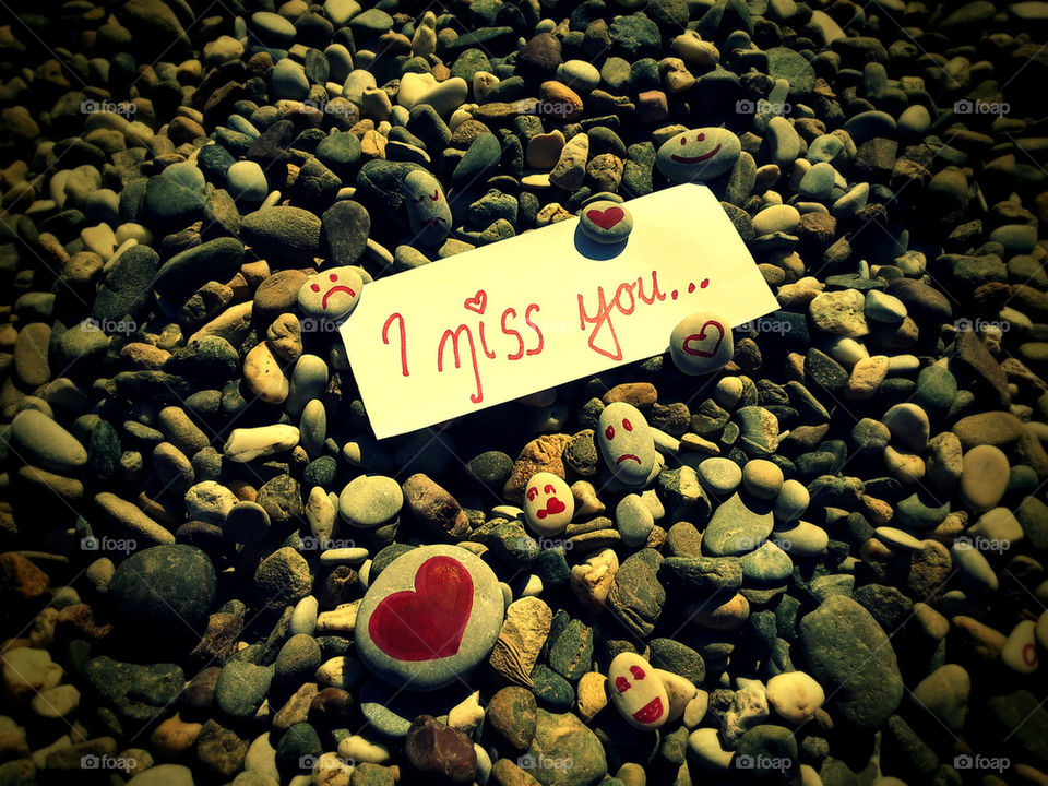 Miss you note