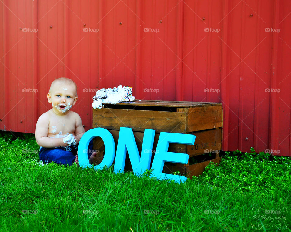 first birthday cake smash