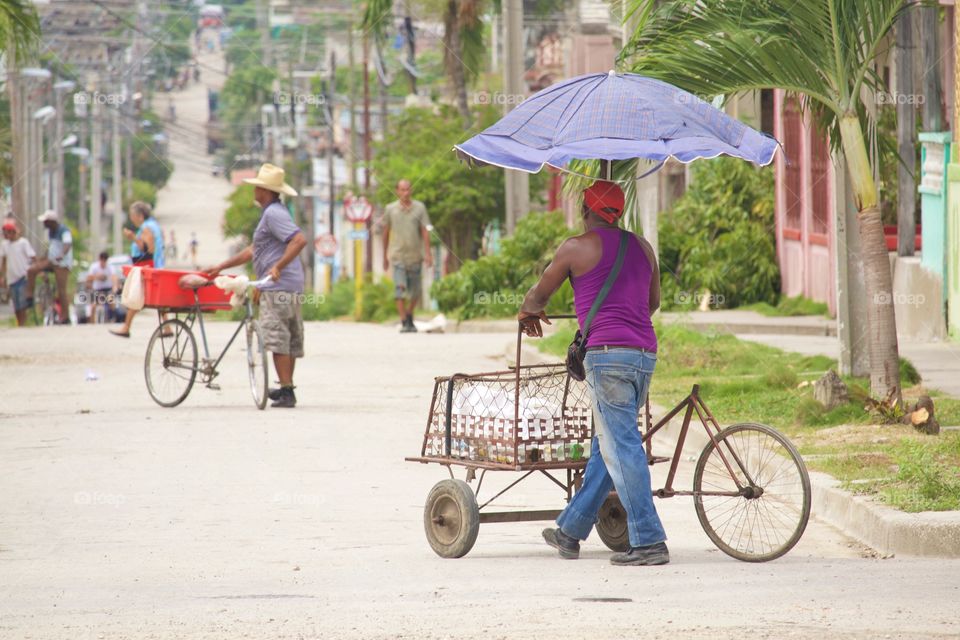 Street Vendors In Cuba