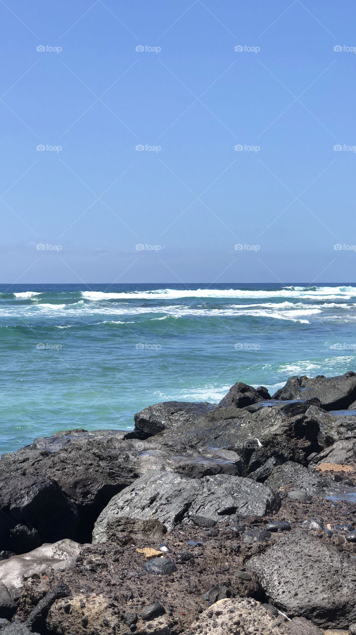 Sitting on the rocks absorbing the warm of the noonday sun.  Thinking nothing feeling everything so is the way a vacation should be.