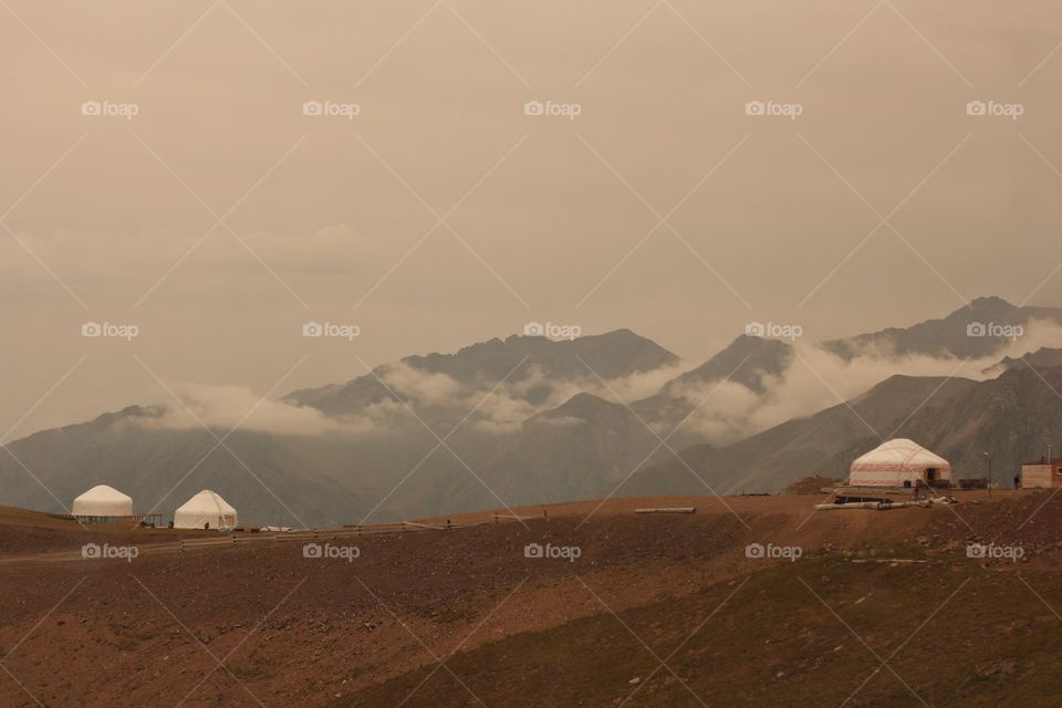 Yurts 3000 meters above sea level