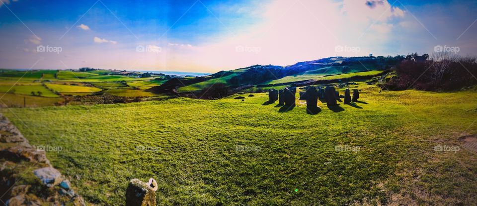 Drombeg Stone Circle, West Cork, 🇮🇪 
Irish mythology claims it dates back to the Bronze Age and be a place of sacrifice guarded by spirits of darkness