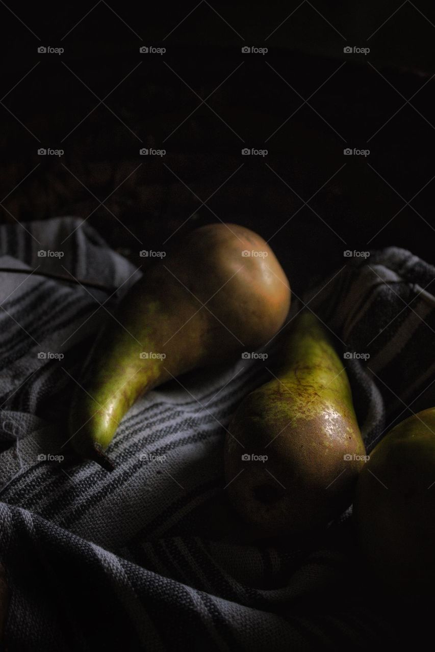 Fresh pear still life 