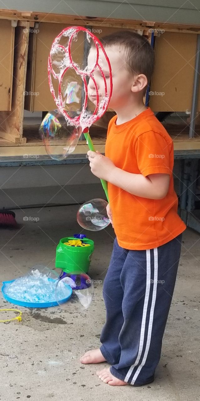 little bubble boy