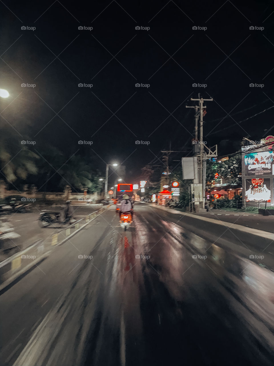 Rainy day in Bali Indonesia 