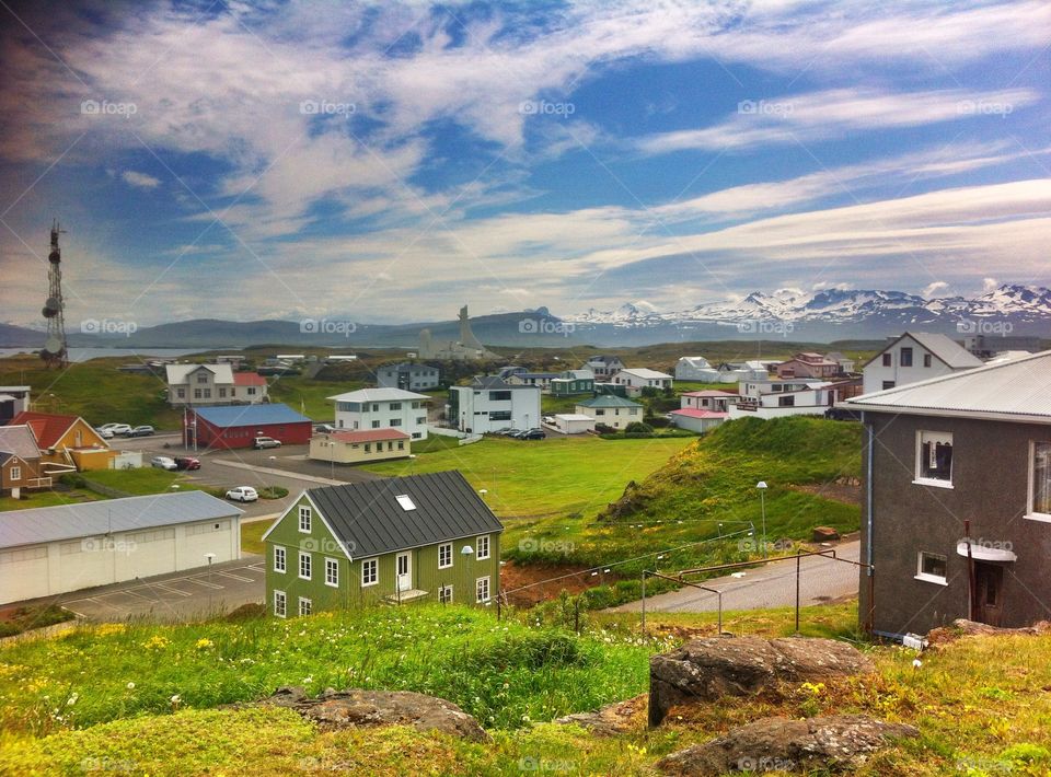 Icelandic town 