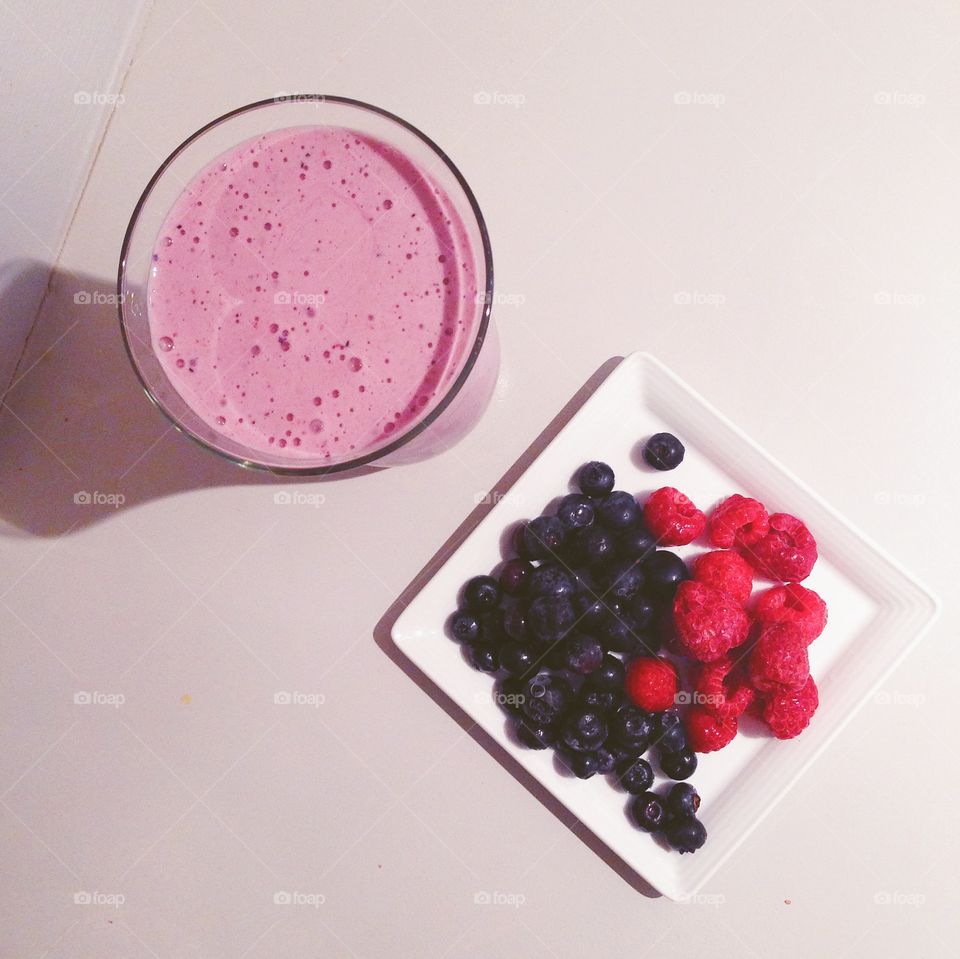 Breakfast smoothie . Smoothie 