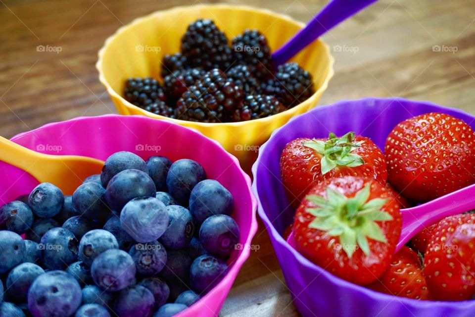 Three Fruit Tubs