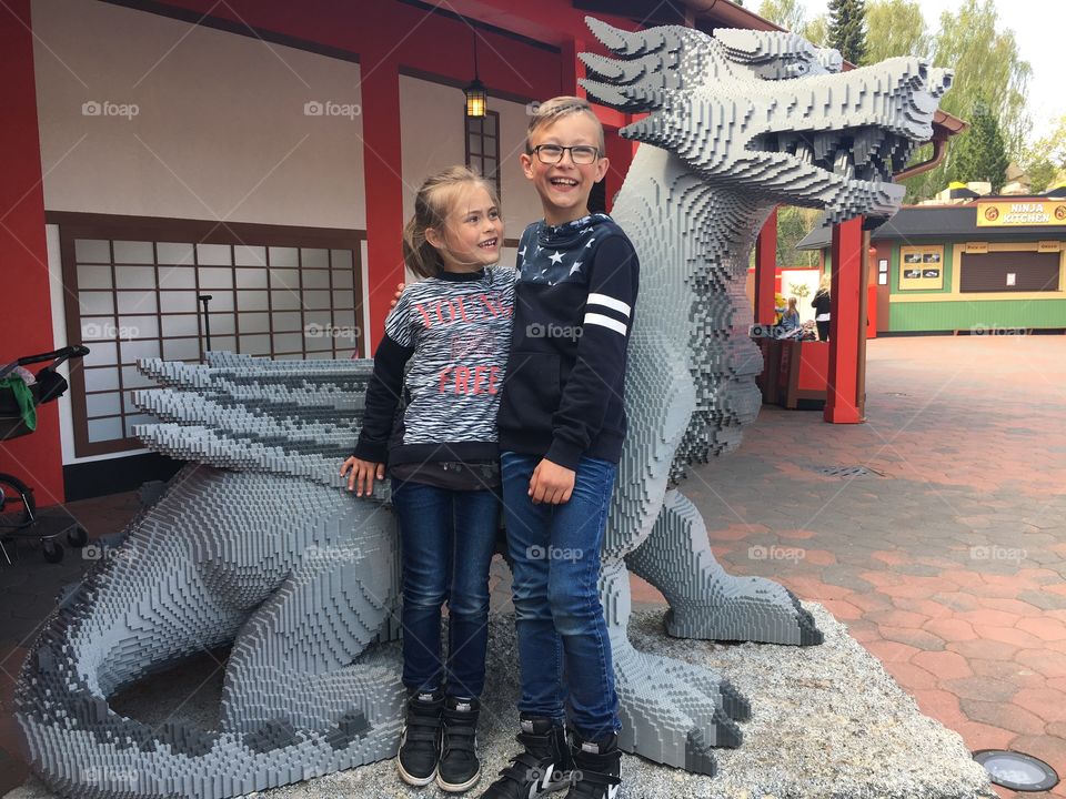 Visiting legoland