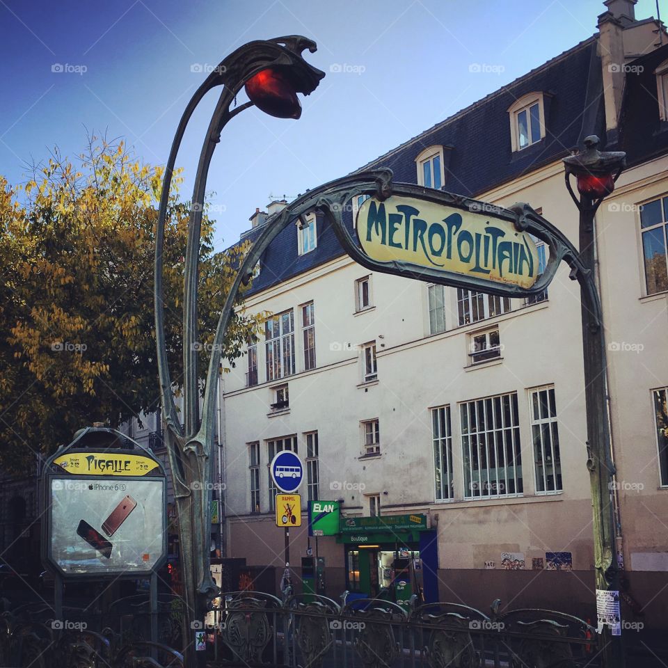 Pigalle Metro, Paris