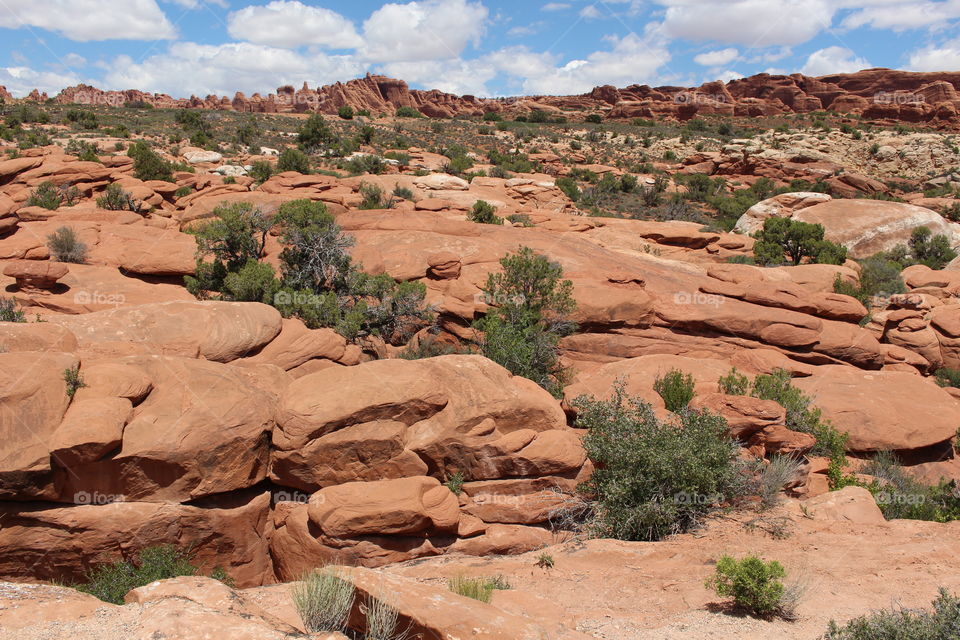 red rock of utah