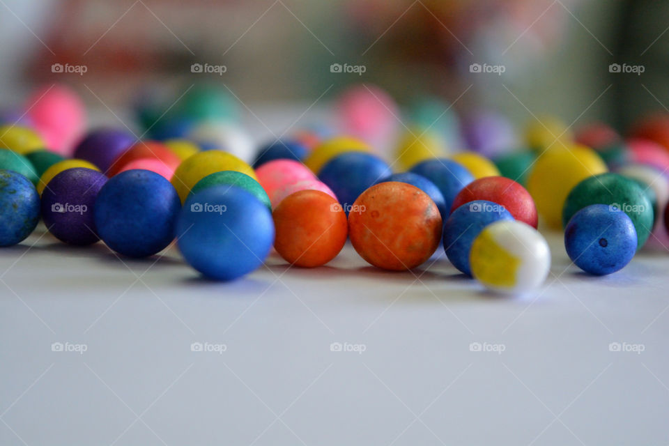 colored round balls as backgrounds