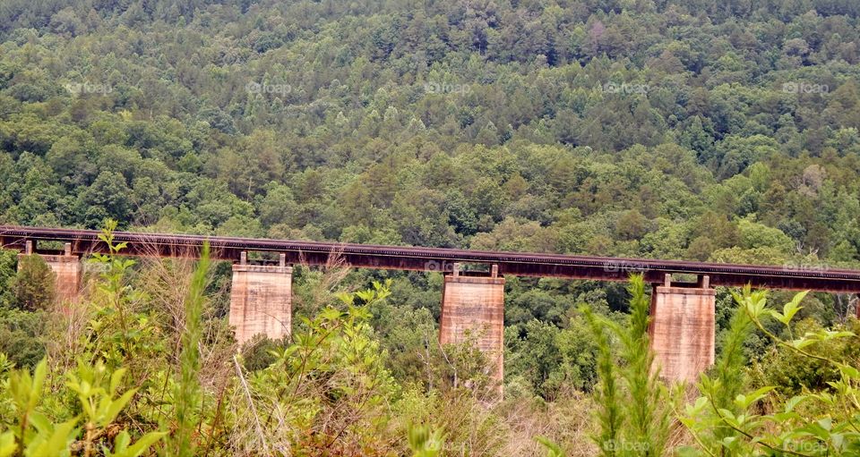 Railroad Tressel in the Georgia mountains