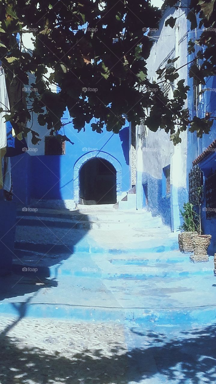 blue village